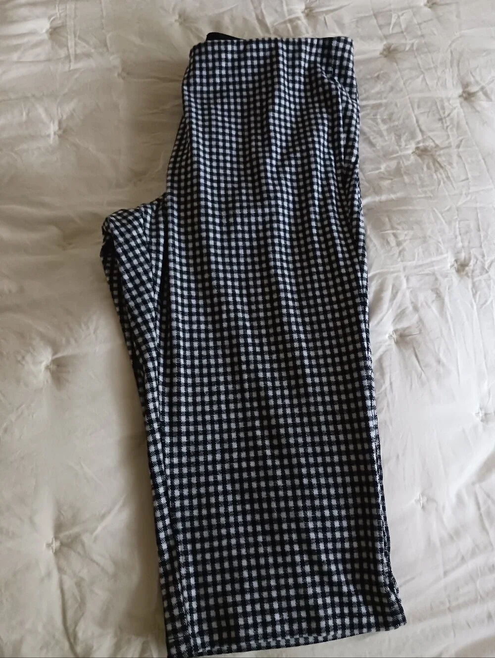 American Eagle Outfitters Black and White Gingham Pants - Picture 2 of 4